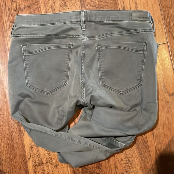 Express gray mid rise jeans - Picture 3 of 3